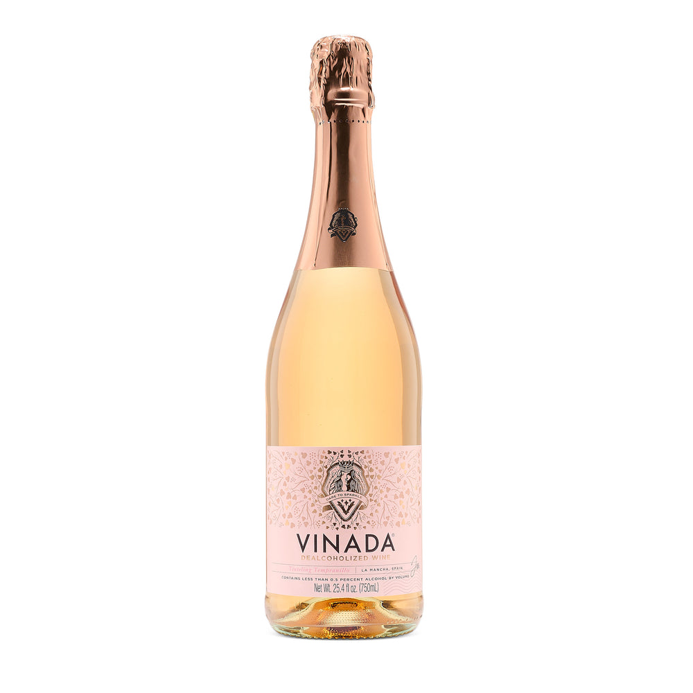 VINADA Tinteling Tempranillo Rosé – Alcohol-Free Sparkling Rosé Wine - Nolo Miami
