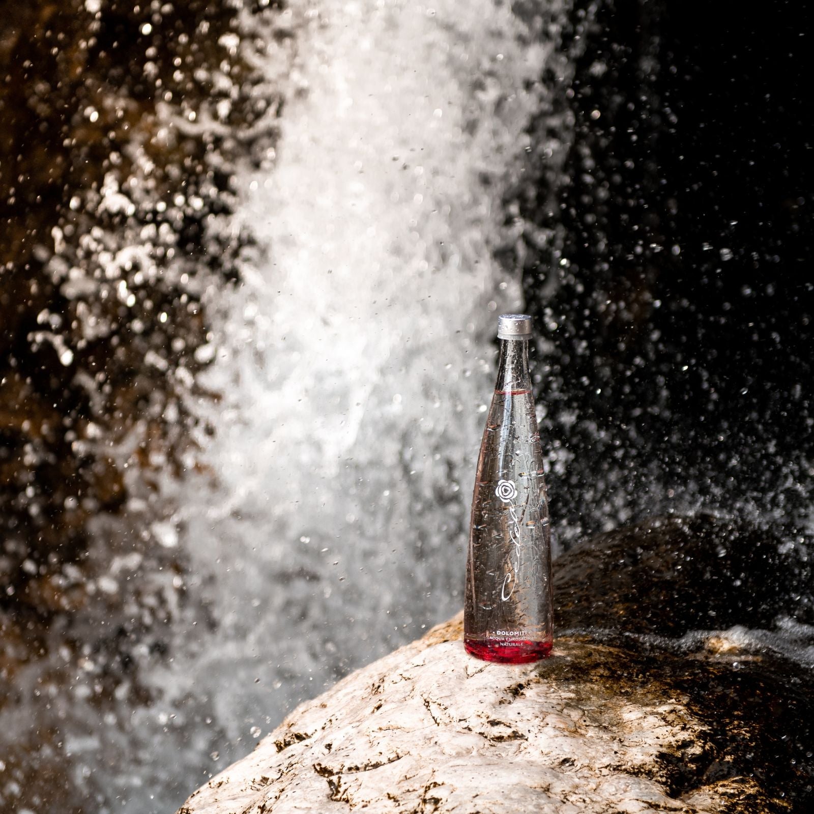 bottle of water at the source