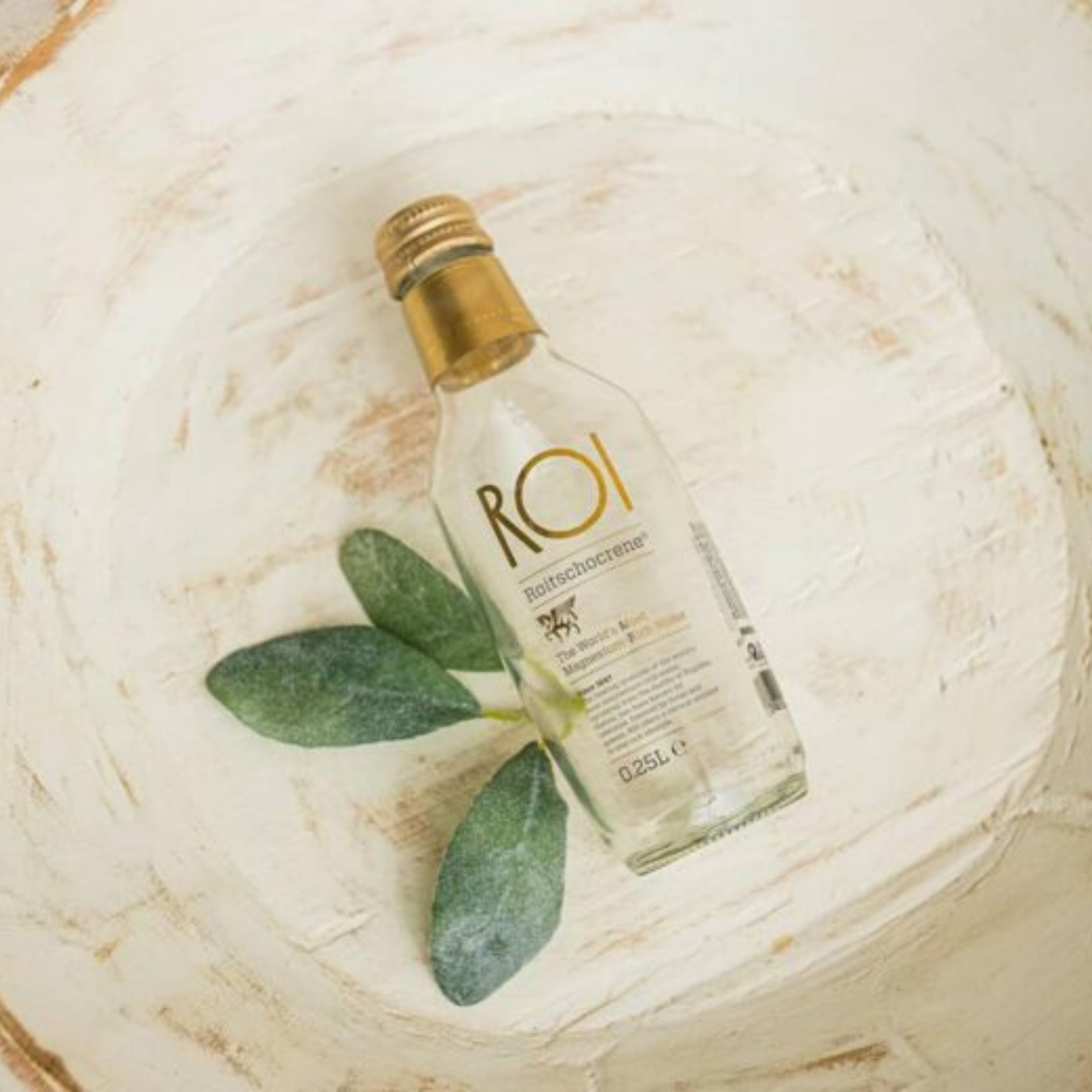 ROI luxury water in elevated presentation