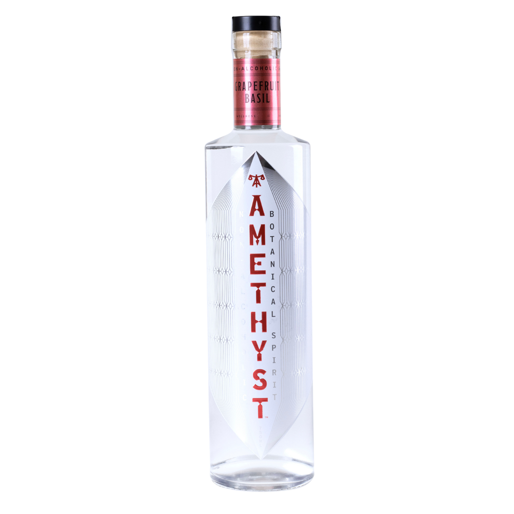 Amethyst Grapefruit Basil — non-alcoholic botanical spirit