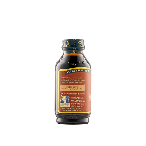 Portland Syrups - Brown Sugar Simple Syrup – Small-Batch, Handcrafted in Oregon - Nolo Miami