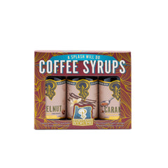 Portland Syrups - Coffee Syrup Gift Set – Vanilla, Hazelnut & Caramel - Nolo Miami