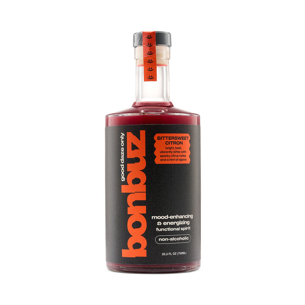 Bonbuz Citron - Ginger & Gentian Elixir – A Natural Buzz Without the Booze - Nolo Miami