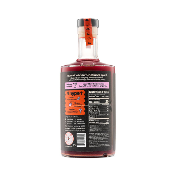 Bonbuz Citron - Ginger & Gentian Elixir – A Natural Buzz Without the Booze - Nolo Miami