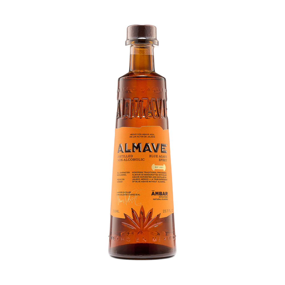 Almave Ámbar Distilled Non-Alcoholic Blue Agave Spirit - Nolo Miami