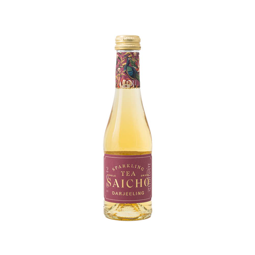 Saicho Darjeeling non-alcoholic sparkling tea bottle 750ml 