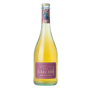 Saicho Darjeeling non-alcoholic sparkling tea bottle 750ml 