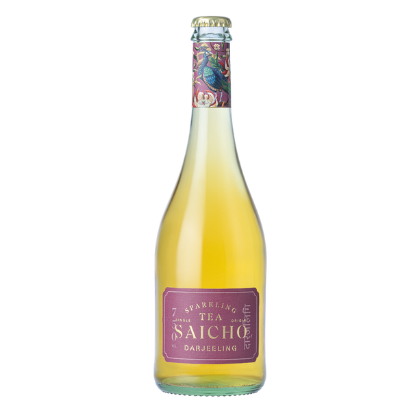 Saicho Darjeeling non-alcoholic sparkling tea bottle 750ml 