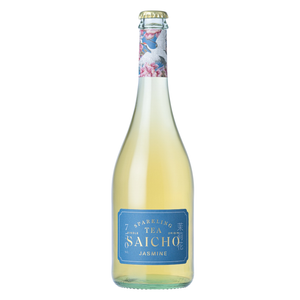 Saicho Jasmine non-alcoholic sparkling tea bottle 750ml 