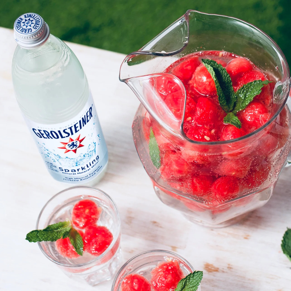 Gerolsteiner — natural sparkling mineral water from the German Eifel Mountains