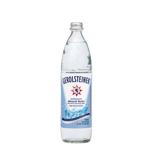 Gerolsteiner — natural sparkling mineral water from the German Eifel Mountains