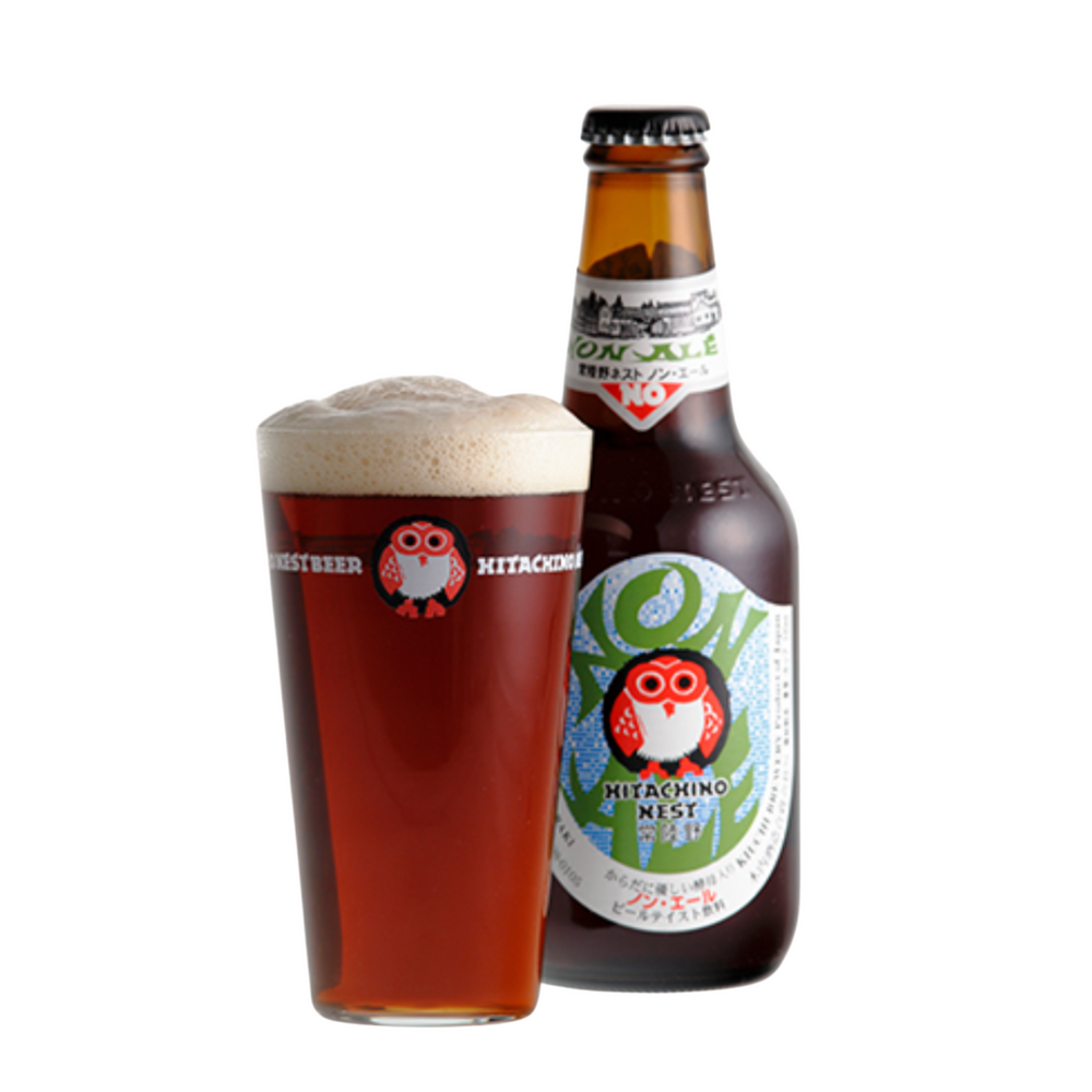 Hitachino Nest Yuzu Ginger — non-alcoholic Japanese ale, 4-pack