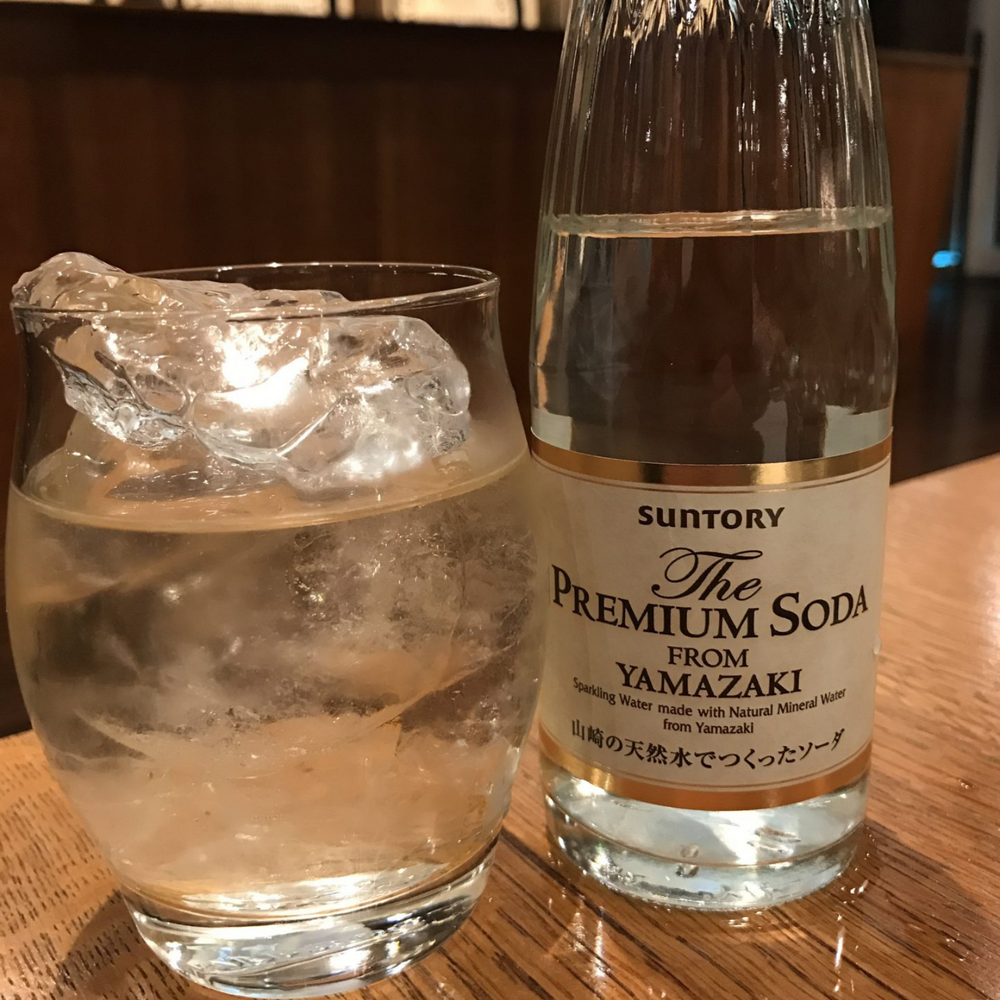 Yamazaki — premium sparkling mineral water from Japan