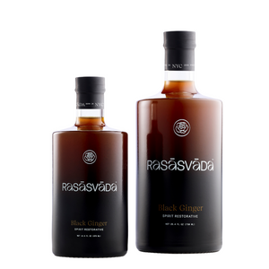 Rasāsvāda Black Ginger – A Restorative, Botanical Non-Alcoholic Spirit - Nolo Miami