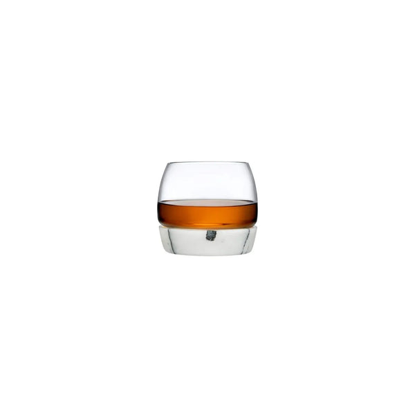 NUDE Chill Whisky Tumbler with Marble Base
