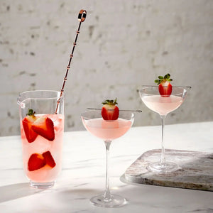 NUDE Hepburn Mixing Glass with Metal Stirrer