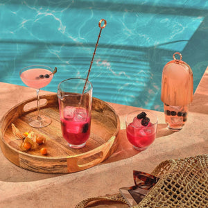 NUDE Hepburn Mixing Glass with Metal Stirrer
