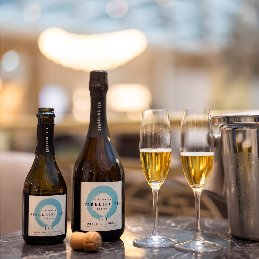 For the first pour — when guests arrive.