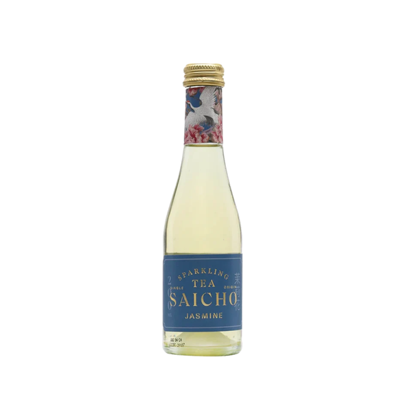 Saicho Sparkling Tea Jasmine — Soft & Fragrant | 200 ml Bottle