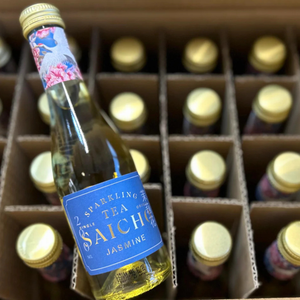 Saicho Sparkling Tea Jasmine — Soft & Fragrant | 200 ml Bottle