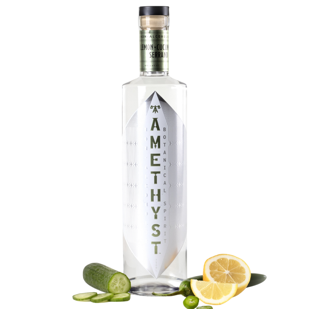 Amethyst Lemon Cucumber Serrano — non-alcoholic botanical spirit