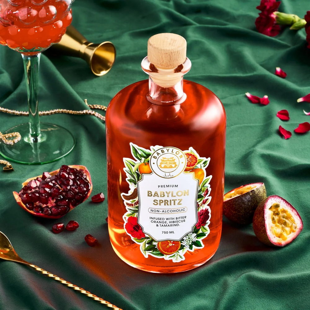 Haus of Babylon Spritzer — non-alcoholic spritz, crafted in Dubai (4-pack)