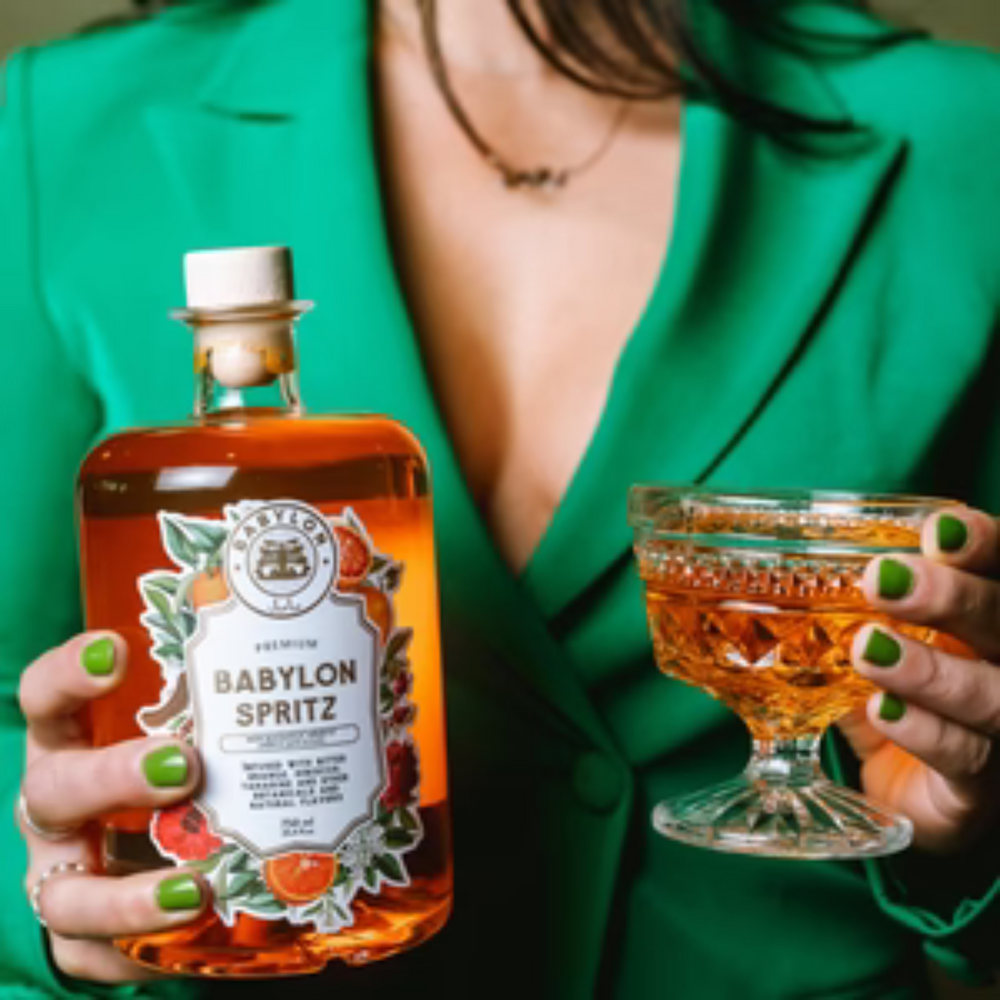 Haus of Babylon Spritzer — non-alcoholic spritz, crafted in Dubai (4-pack)