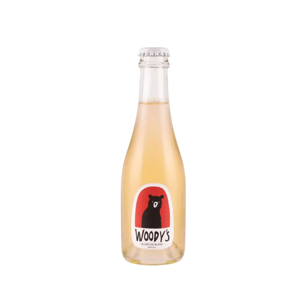 Woody's Blanc de Blancs — non-alcoholic American sparkling wine